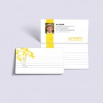 2 Part Perforated Business Cards with Photo (pack of 250)